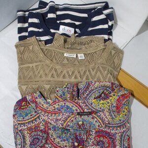 Bundle Lot of 3  Ladies Small Tops Shirts Blouses